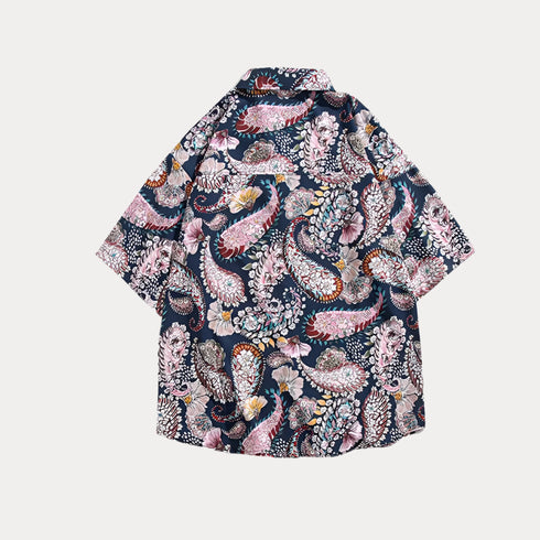 Bandana Print Hawaiian Beach Paisley Shirt